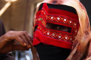 Bandar_e_Lengeh_IranBandariBurqaFrau  