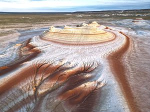 Tiramisu Mountains aka Kyzylkup formation, Mangystau